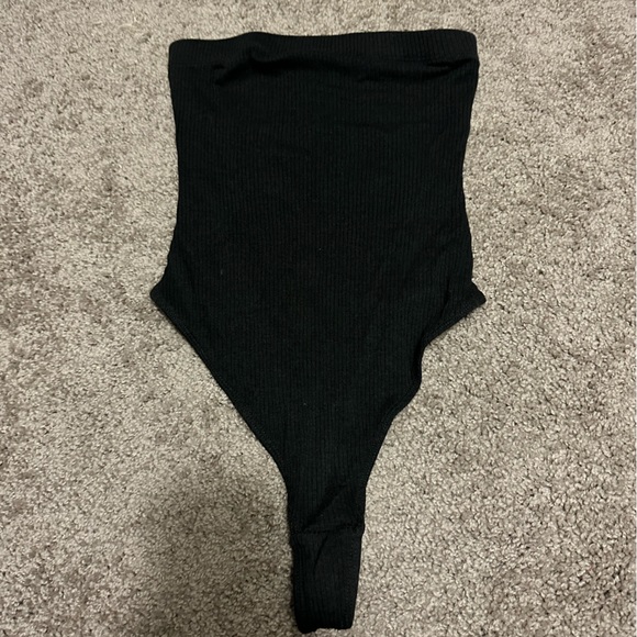 Urban Outfitters, size small black strapless body suit. - Picture 1 of 2